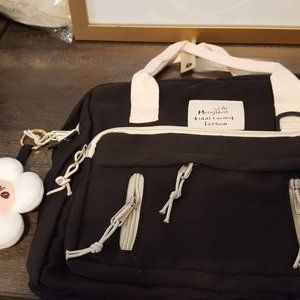 Kawaii Backpack + Flower Keychain